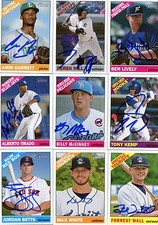 JORDAN BETTS SIGNED 2015 TOPPS HERITAGE MINORS PROSPECT ROOKIE CARD AUTO