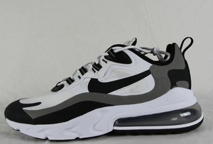 New Nike Air Max 270 React In White Black Metallic Pewter Colour Size Us 12 Ebay