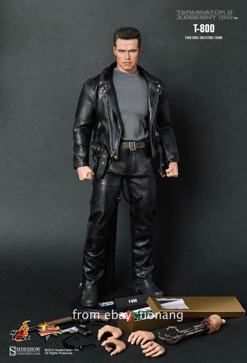 HotToys HT 1/6 Terminator 2 T2 T800 Arnold Schwarzenegger MMS 117