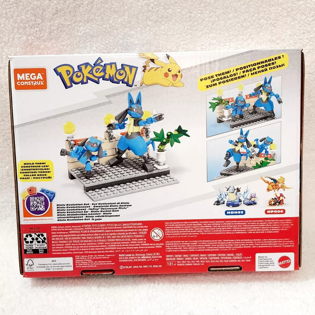 MEGA Pokemon Riolu Evolution Set (Walmart Exclusive) 