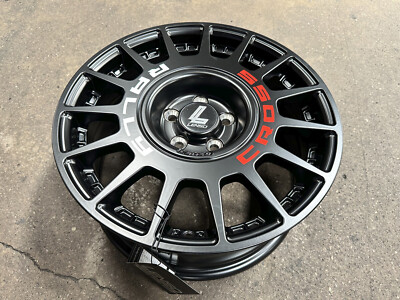 New 16x7 LENSO M1K (4 Wheel) BLACK 5x100 fit Toyota GT86 PRIUS