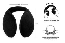 Earmuffs Fleece Earwarmers Behind the Head