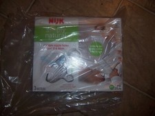 Nuk Simply Natural baby bottles 9 oz three bottles medium flow nipples