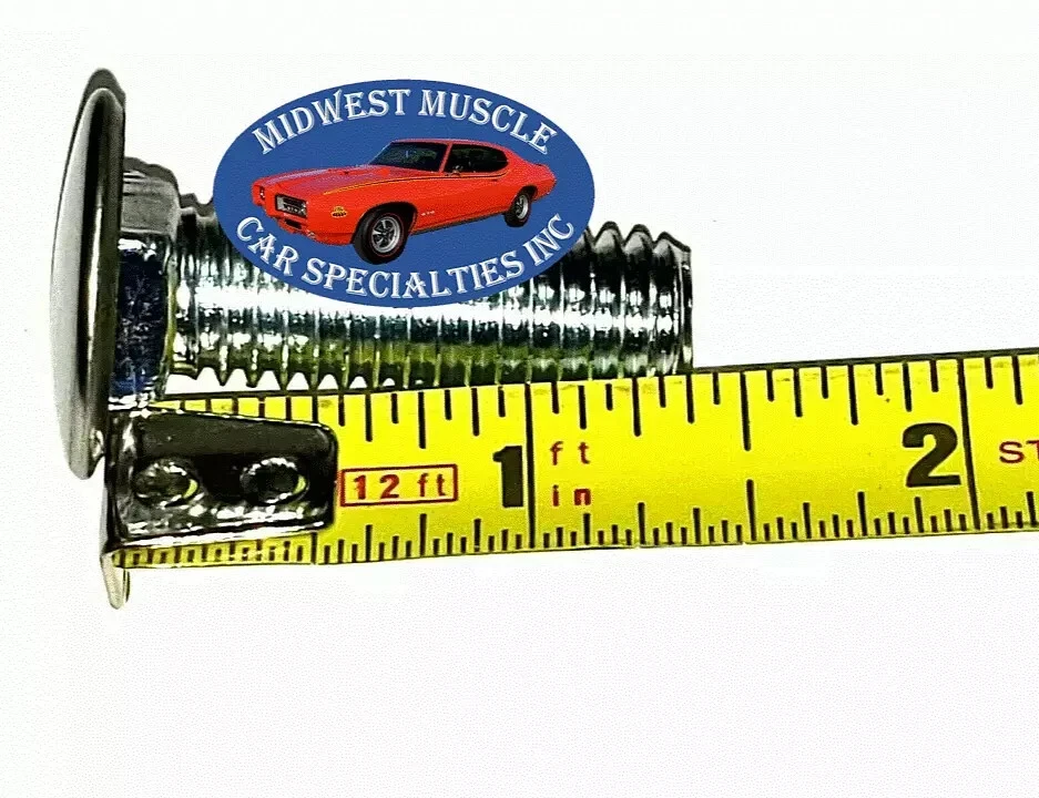 Pernos de parachoques delanteros traseros con tapa de acero inoxidable para Ford 7/16-14x1-3/8" 4 piezas F Foto 4 de 4