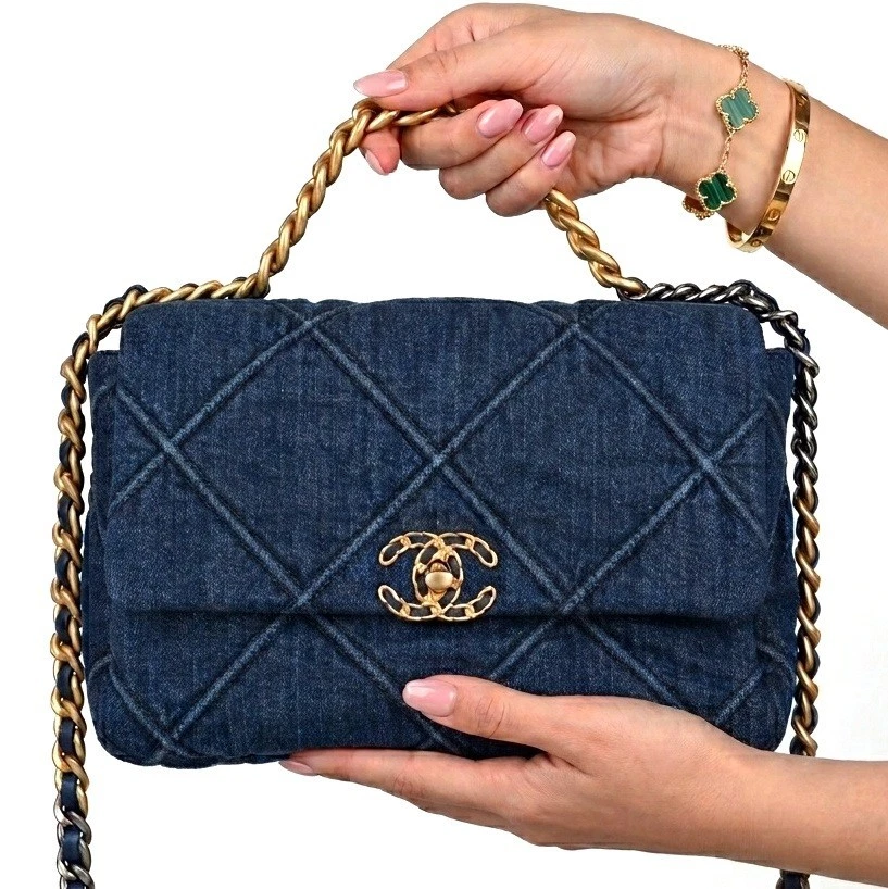 CHANEL Denim Exterior Quilted Bags & Handbags for Women for sale