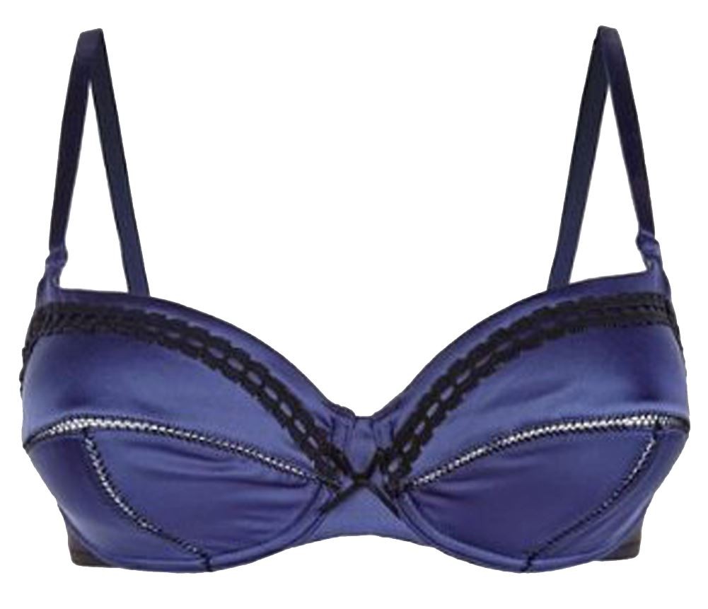 Triumph Eternity Spotlight WHP Underwired Padded Half Cup Bra Blue (6312) 34C