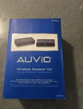 NEW Auvio Wireless Speaker Kit - 2.4 GHZ - 3 Channel - 2x 25W RMS Rotary Dial