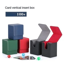 PU Leather 100+ Trading Card Deck Box Magnetic Closure Protector