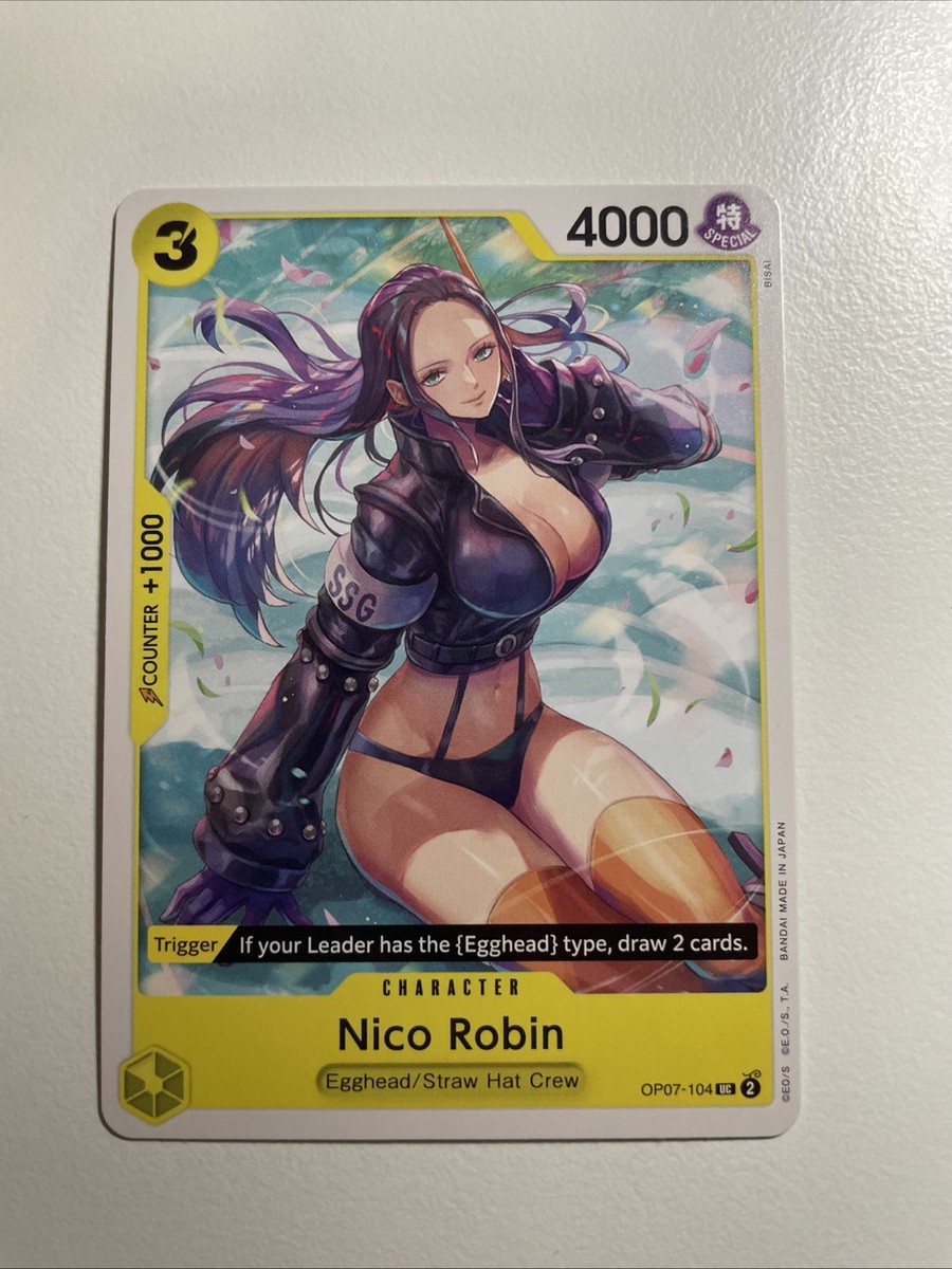Nico Robin OP07-104 (UC) 500 Years in the Future Regular One Piece CCG TCG NM