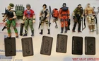 HASBRO Assorted Lot of GI Joe Action Figures GI JOE LOT OF 6 SOLD AS IS