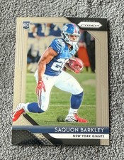 2018 Panini Prizm Saquon Barkley Rookie Card RC. rookie card picture