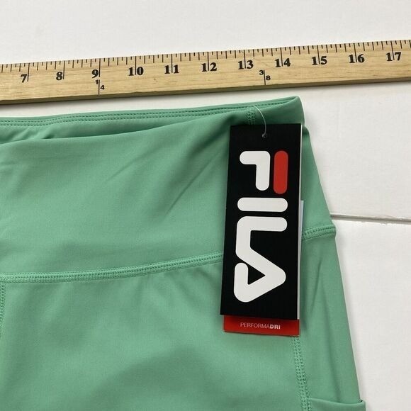 FILA Dreama Leggings Stretti da Allenamento Atletico Cropped Donna con Ritagli a Rete L