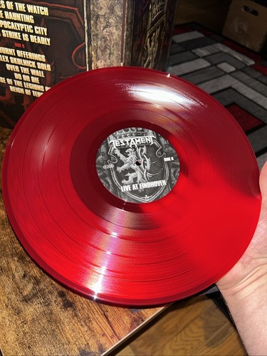 Testament -Live At Eindhoven 1987(transparent Red Vinyl LP, 2018 RE)Gatefold - Picture 4 of 9