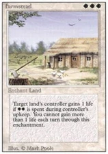 MTG Farmstead, Revised Edition, Lightly Played, English
