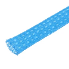 Expandable Sleeving 1/4-inch 100ft Cable Sleeve Sky Blue
