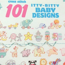 101 Itty Bitty Baby Designs 1997 Counted Cross Stitch Quick Issue 3698