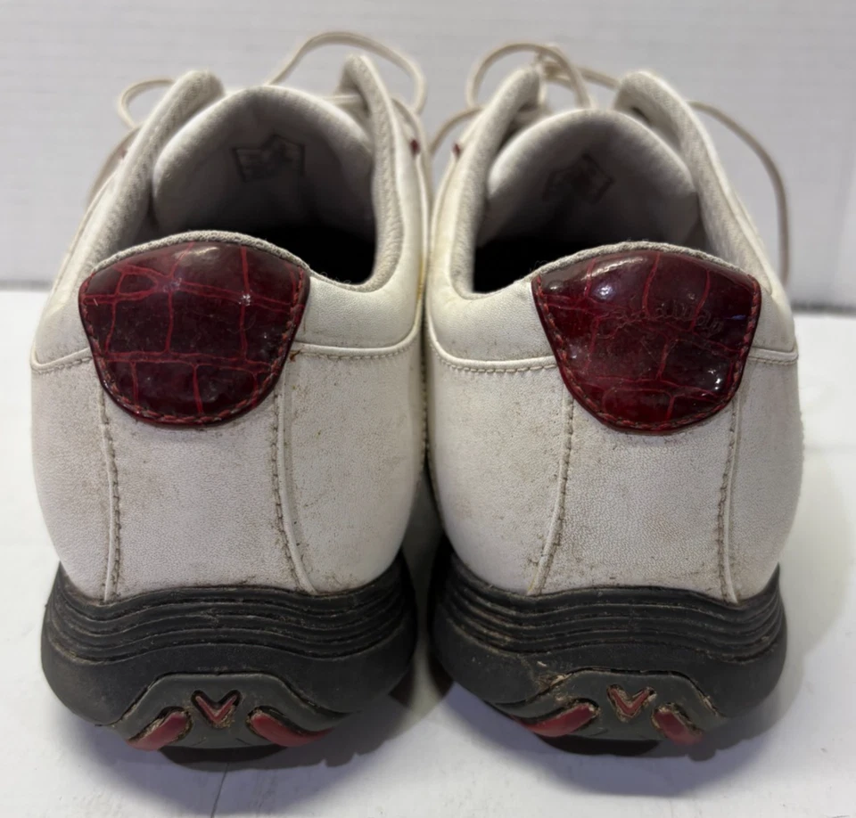 Selim fino feminino Callaway Golf Savory Comfort W415-31 branco/vermelho tamanho 7,5 - Imagem 4 de 4