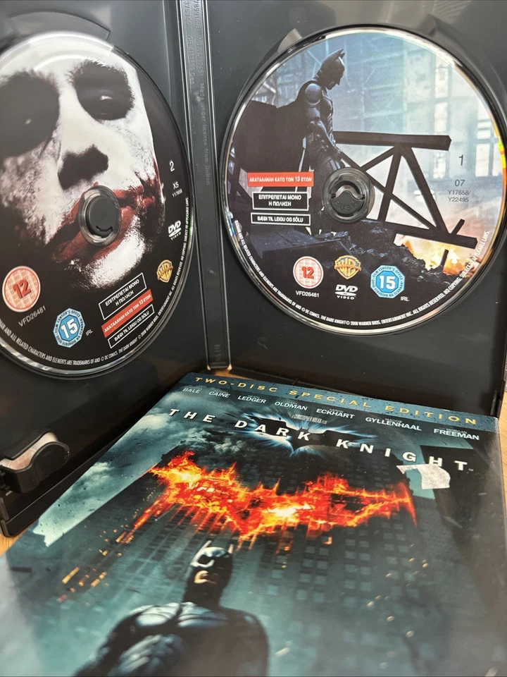 The Dark Knight (DVD, 2008) Christopher Nolan, Christian Bale, Michael Caine - Image 4 of 4