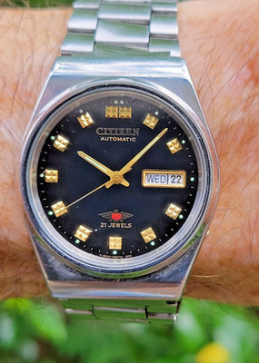 w/Video: Vintage Citizen's 4-039206 SMK Eagle 7 Auto 21J Men's 35mm Watch