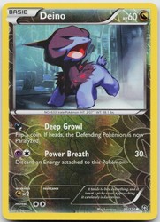 Deino 93/124 Dragons Exalted Common Reverse Holo
