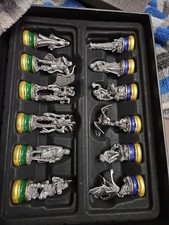 Lord of The Rings The Two Towers Pewter Chess Pieces Boxed Set