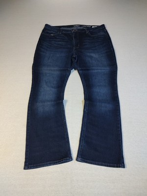 Riders by Lee Jeans Damen Gr. W35 L27 Midrise Bootcut Stretch Vintage Dunkeblau