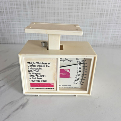 Vintage Food Scale Weight Watchers International Inc 1987 IDL Corporation BxNN