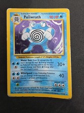 Poliwrath 13/102 Holo Holo Rare Base Set Unlimited Pokemon Holo HP on eBay