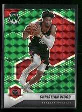 2020-21 Panini Mosaic #165 Christian Wood Mosaic Green Rockets