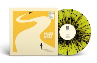 Bruno Mars Doo-Wops & Hooligans Black Splatter on Yellow Vinyl LP   New, Sealed