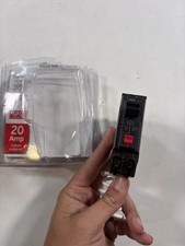 ABB 20A GFCI Ground Fault Circuit Breaker 1 Pole 120V Black Branch Panel AC