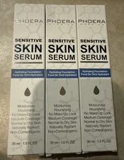3X PHOERA Sensitive Skin Serum Moisturizing Foundation N03 Buff Beige