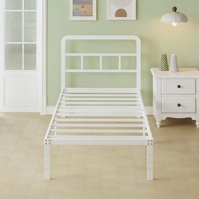 Stilvoller 2 Fuß 6 Metallbettrahmen mit viel Stauraum unter dem Bett & ruhigem Design