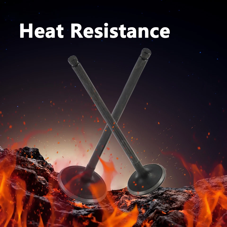 Válvulas de escape de admisión de motor para Subaru Outback 2001-2011 2,5 L SOHC EJ25E 16V Foto 3 de 4