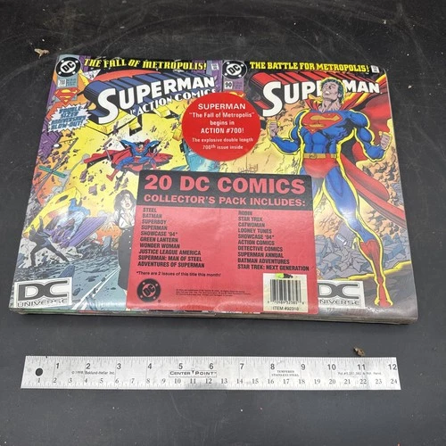 Vintage DC Comics Sealed Comic Pack 1994 Superman #700 Batman Etc