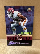 Tony Gonzalez 1997 Score Board Playbook Magnified Rookie #671/2000!Chiefs Box 36