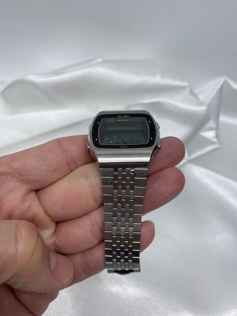 ALBA Alarm Chrono Memory Y771-5010 Rare image 3