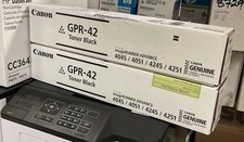 2 Canon GPR-42 Original Toner Cartridge - Black (4791B003AA)