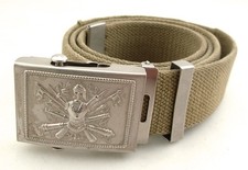 ESERCITO ITALIANO CINTURONE IN CANAPA CON FIBIA MULTI-ARMA IN METALLO