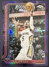 2025-26 Topps Chrome - Dejounte Murray #186 Purple Basketball Refractor /75