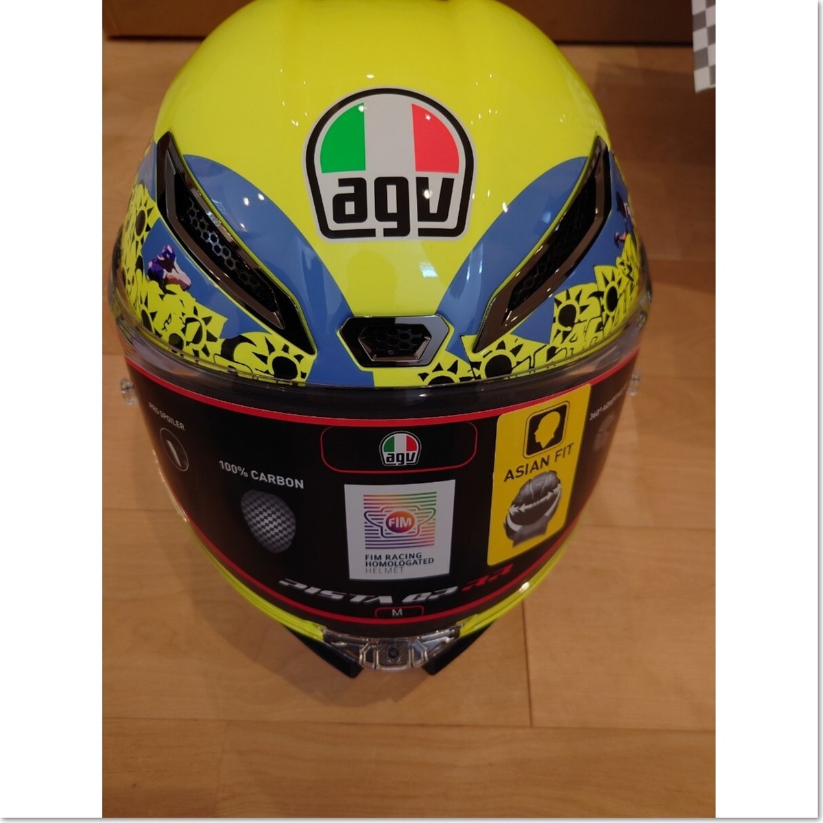 AGV PISTA GP RR 017 ROSSI MISANO Helmet M Size New | eBay