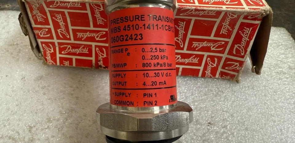 DANFOSS MBS4510 1411-1CB12 PRESSURE TRANSMITTER 060G2423 - Image 3 of 4