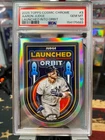 AARON JUDGE 2025 TOPPS cosmic chrome aaron judge #3 launched into orbit psa 10