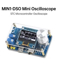 DIY Mini Digital Oscilloscope Electronic Kit Soldering Practice Project W/ Case
