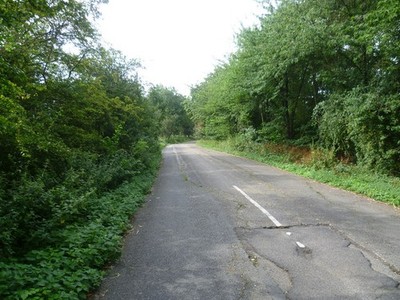 Foto A2 Clay Lane bei Äbten Ripton nach den Straßenmarkierungen urteilen wo c2012