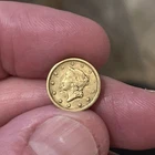 1853-P $1 LIBERTY HEAD ONE DOLLAR GOLD COIN