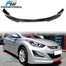 Fits 11-15 Hyundai Elantra Factory FL Style Front Bumper Lip Spoiler Splitter PU