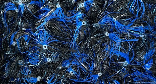 (40 Pack) Umbrella Replacement Jig Skirts - Bass, Walleye Fishing Jig Skirts - Picture 25 of 155