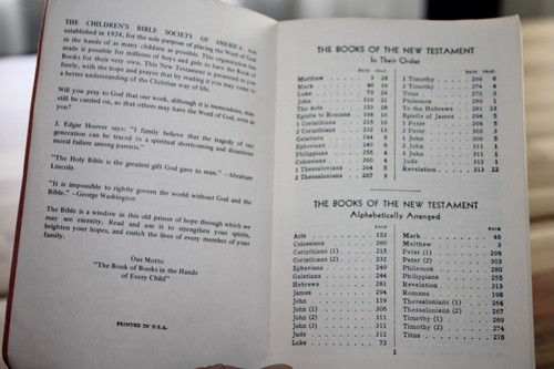 Bibbia Vintage Nuovo Testamento - Versione Re Giacomo (KJV) Presentata dalla CBS - Foto 7 di 8