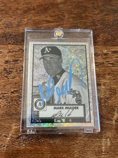 Mark Mulder IP Signed Topps Chrome Anniversary Card JSA Coa Autographed A’s
